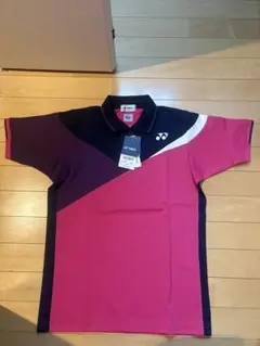 YONEX バドミントンシャツ SSサイズ ピンク/ネイビー