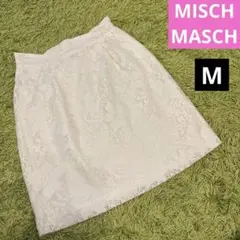 【MISCH MASCH】Mサイズ✨ホワイトレースタイトスカート　綺麗めコーデ