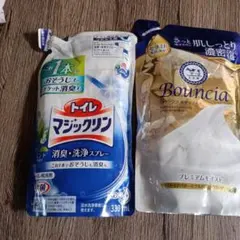 トイレ洗剤マジックリンとボディソープBounciaプレミアムモイストのサムネイル