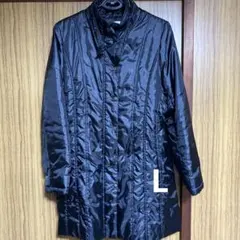 ☆美品☆ダウンコート　冬コート　黒　光沢あり
