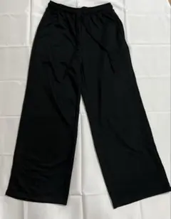 SHEIN ブラック スエットワイドパンツ