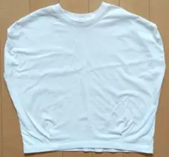 GU・フレンチスリーブ　ウエストタック 　シャツ　綿100%