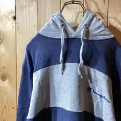 ss4004 champion チャンピオン スウェットパーカー 紺 グレー M