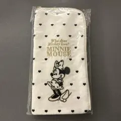 ミニーマウス ポーチ ホワイト バック
