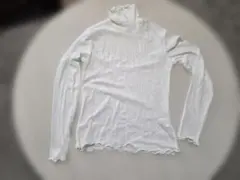 ホワイト タートルネック Mサイズ