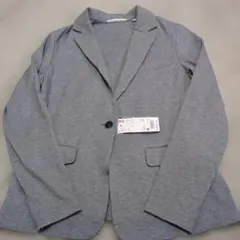 【UNIQLO　ユニクロ】UVカットジャージージャケット　グレー　M　新品