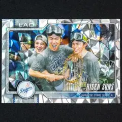 Topps Series 2 오타니 쇼헤이 & 야마모토 유노부 & 사사키 로키 병렬 카드 Di