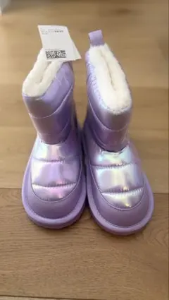 新品　H&M アナ雪　エルサ　ディズニー　ブーツ　紫 20〜21センチ