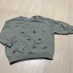 90サイズ　きょうりゅう　トレーナー