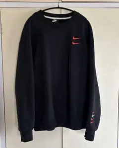 Nike ブラック スウェット トレーナー