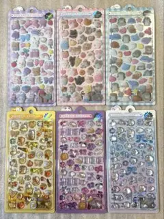 正規品 ボンボンドロップシール 6種セット まとめ売りFun Flocky