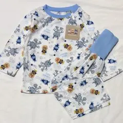 新品 アンパンマン ダダンダン 腹巻付き 長袖 パジャマ 95cm 春 薄手