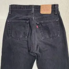 90s Levi's501 USA ブラックデニム FOR WOMAN W29