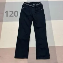 キッズ長ズボン 裏起毛　120cm ブラック