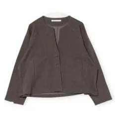 コットンシルクタイプライター ケープライクジャケット