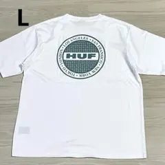 ☆HUF ハフ☆MANHOLE TEE☆Lサイズ☆半袖 Tシャツ☆ホワイト