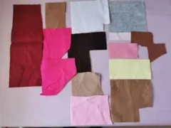 フェルト　ハギレまとめ売り