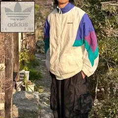 希少 レア 90s 銀タグ old adidas ナイロン トラックジャケット