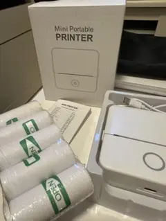 Mini Portable Printer 感熱紙付き