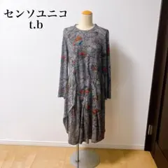 美品】センソユニコ 慈雨 変形チュニック ノースリーブ アシンメトリー