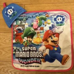 スーパーマリオブラザーズワンダー　フェイスタオル