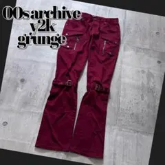 00s archive bondage pants gimmick y2k