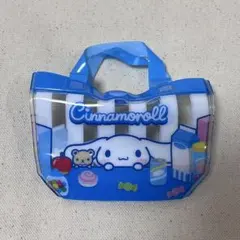 【サンリオ】プールバッグ風ミニポーチ2　シナモロール
