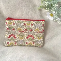 小花柄フラットポーチ＊送料込み＊