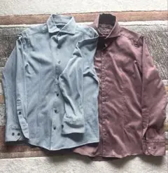 MICHEL KLEIN長袖シャツ 2枚セット