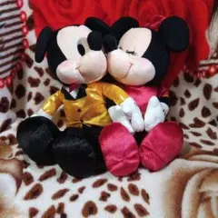 ミッキー ミニー ぬいぐるみ カップル