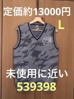 【美品】PUMA GOLF ベスト グレー Vネック 男性 L