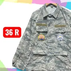 US古着 ミリタリージャケット タイガーカモ 36Rのサムネイル