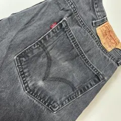 【人気モデル】Levi's 501 ブラック後染め W38 L32 メンズ 黒