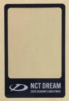 NCT DREAM 2025 シーグリ アップル特典 クリア トレカ