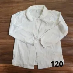 ブラウス　白　発表会　衣装　110　卒園式　フォーマル