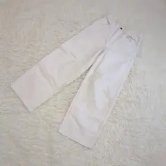 UNIQLO U ワイドフィットカーブジーンズ 白 24 61cm ユニクロユー