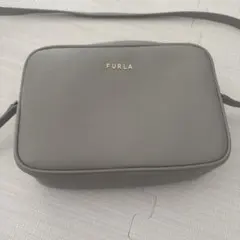 FURLA グレー ショルダーバッグ