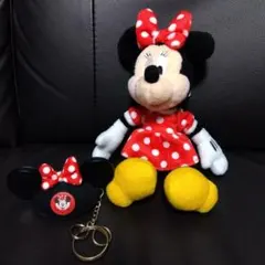 ミニーマウス⭐ ぬいぐるみキーホルダーセット