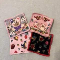 FEILER ミニタオルハンカチ 4枚(水通ししたものあり)