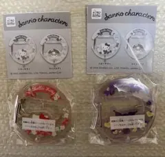 ガチャ　サンリオ　花言葉デザインアクリ ルカラビナ