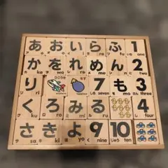 くもん出版 くもんのひらがなつみき 木製 知育玩具のサムネイル