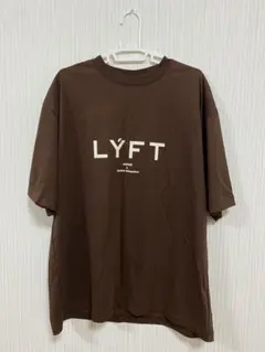 未使用 タグ付き LYFT M-TS-1038 ブラウン Tシャツ Lのサムネイル