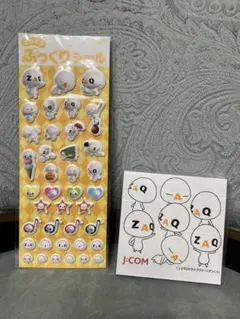 ZAQざっくぅ ぷっくりシール メモ帳 セット 新品未使用 未開封のサムネイル