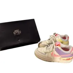 ナイキ　NIKE シャドウ　SHADOW エアフォース1 カラフル　ホワイト24