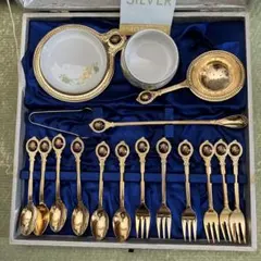 GOLD & SILVER カトラリーセット ティータイム用日本ツインバードしのサムネイル