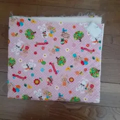 ウサギ柄のキルティング生地 105cm×50cm