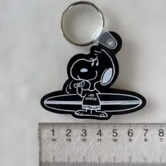 SNOOPYサーフショップ　ハレイワ　ラバーキー　黒のサムネイル