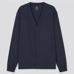 【専用】ユニクロ エアリズム UVカット カーディガン メンズ L ネイビー