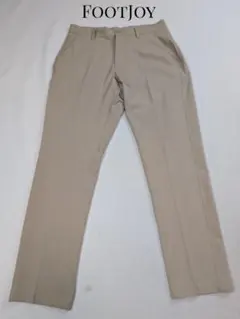 【美品】フットジョイ ゴルフパンツ ベージュ Lサイズ FJ-S24-P15
