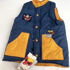 15800円　ヒステリックミニ　新品　リバーシブル　中綿入り　ベスト　110